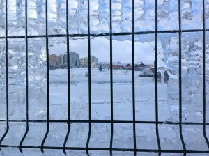 Doppelstabmattenzaun in schwarz