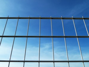 Zaun aus Stahl