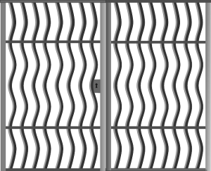 Doppelstabmattenzaun Tor - Metallgitter